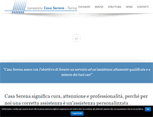 Tablet Screenshot of casaserenatorino.it